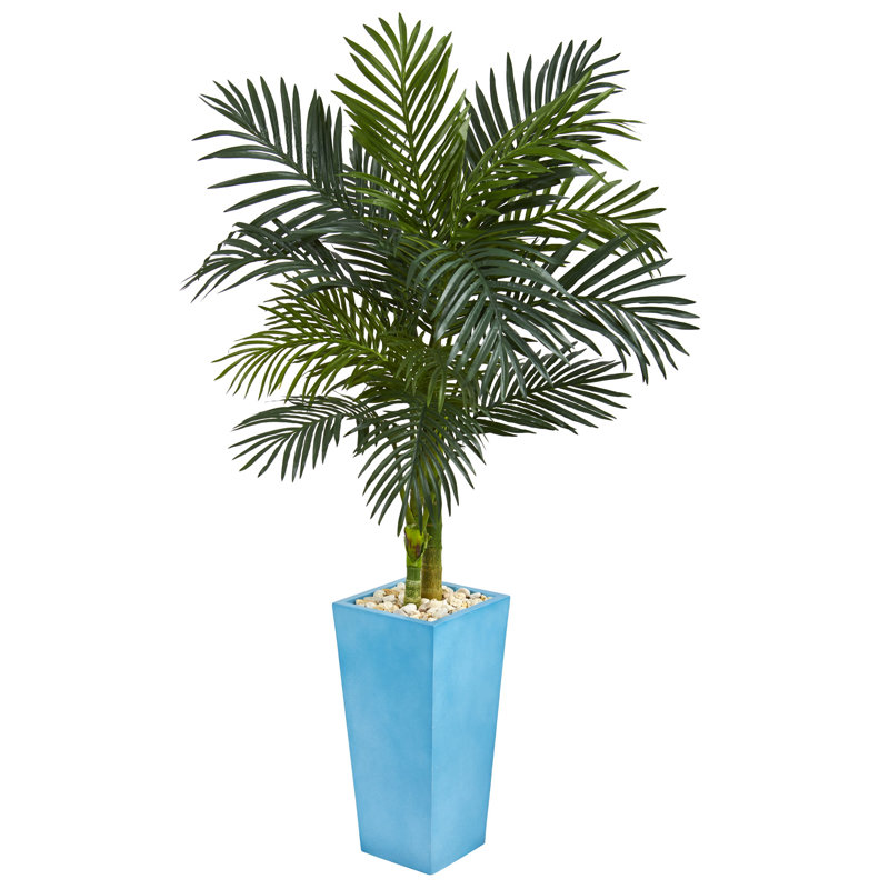 Latitude Run® 40" Artificial Palm Tree in Decorative Vase Wayfair